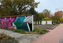 Neue Wandgestaltung im Stadtpark