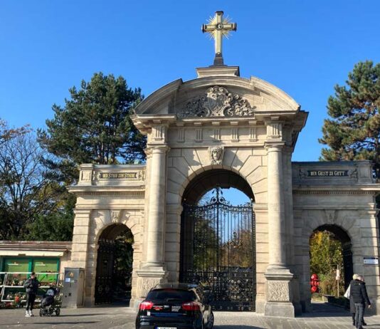 Westfriedhof: Sanierung der Portalanlage abgeschlossen