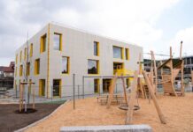 Einweihung des Kindergartens in der Erasmusstraße