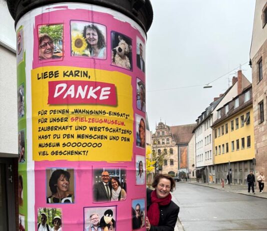 Ein „Abschied auf der Litfaßsäule“