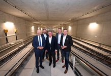U3 nach Gebersdorf: Neuer Bahnhof nimmt sichtbar Form an