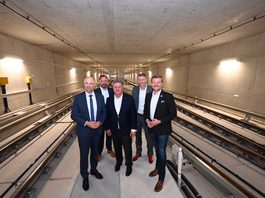 U3 nach Gebersdorf: Neuer Bahnhof nimmt sichtbar Form an