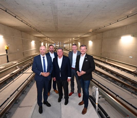 U3 nach Gebersdorf: Neuer Bahnhof nimmt sichtbar Form an